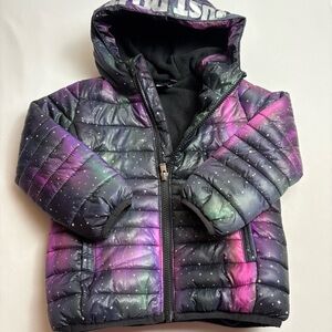 Nike Black and Purple Toddler Jacket